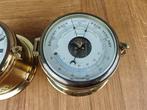 Devina Ships barometer, scheepsklok (2) - Glas, Messing, Antiek en Kunst