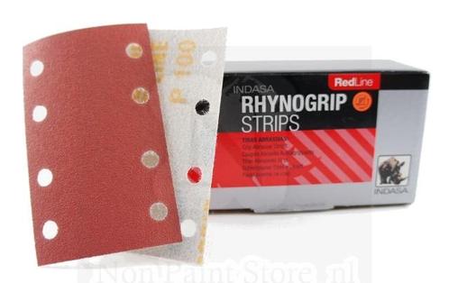 Indasa Rhynogrip RED Line klittenband Strips 81x133mm voor, Doe-het-zelf en Verbouw, Verf, Beits en Lak, Nieuw, Ophalen of Verzenden