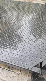 Stapelrek 300x200 cm met traanplaat bodem, zwart, gebruikt -, Ophalen of Verzenden, Gebruikt