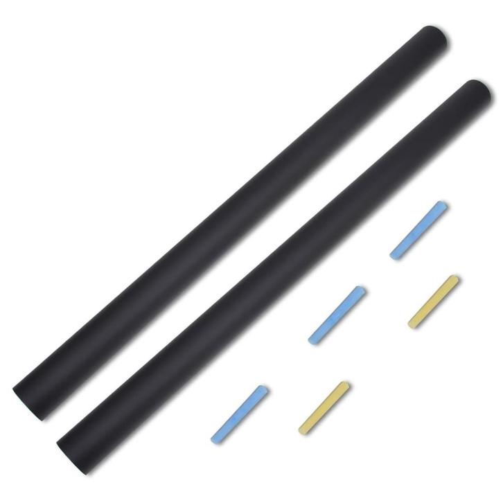 vidaXL Muursticker krijtbord 2 rollen met krijtjes 0,6x2 m, Zakelijke goederen, Kantoor en Winkelinrichting | Kantoorartikelen