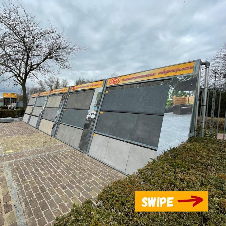 ACTIE! 18 soorten keramische tegels onder de €40,-, Tuin en Terras, Tegels en Klinkers, Terrastegels, Nieuw, Keramiek