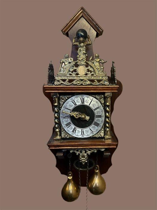 Zaandam/Zaanse klok - Hout - 1960-1970, Antiek en Kunst, Antiek | Klokken