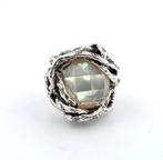 Zonder Minimumprijs - Ring Zilver Diamant (Natuurlijk), Sieraden, Tassen en Uiterlijk, Ringen, Nieuw