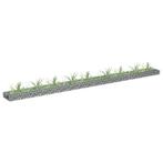 vidaXL Gabion plantenbak verhoogd 360x30x10 cm, Tuin en Terras, Bloembakken en Plantenbakken, Minder dan 30 cm, 100 cm of meer