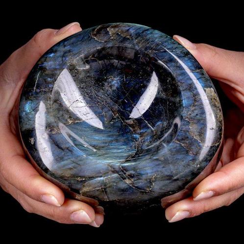 Rituele kom, container voor kristallen, wierook of, Verzamelen, Mineralen en Fossielen
