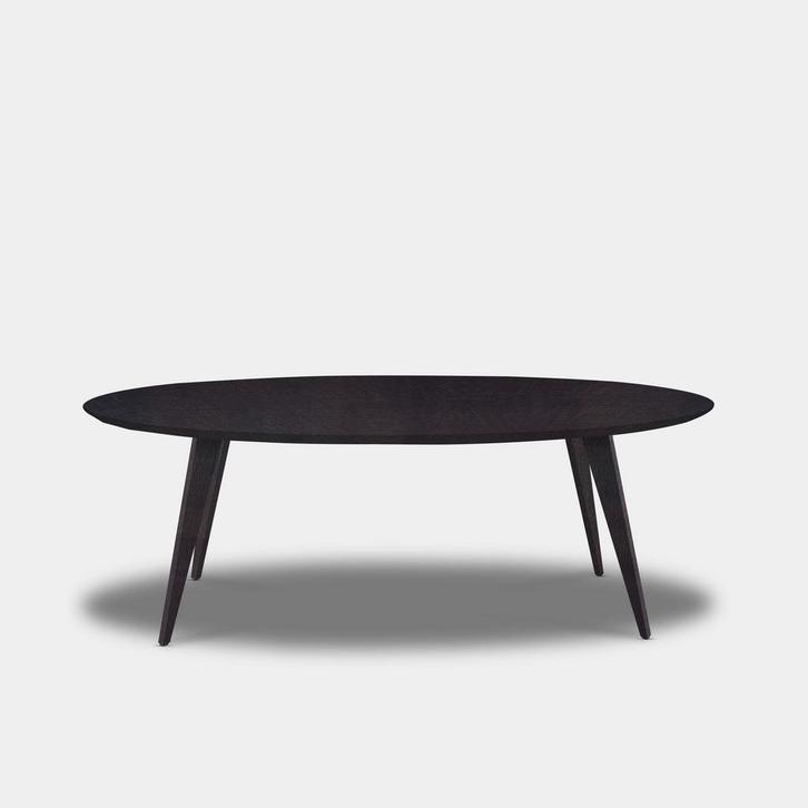 Tafel Ovaal Eikenhout  Hout Onderstel  160x90, Huis en Inrichting, Tafels | Eettafels