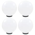 vidaXL LED-bollampen 4 st rond 30 cm PMMA, Verzenden, Nieuw, Kunststof