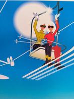 Monsieur Z - Original Travel Poster Combloux Alpes - 2020s
