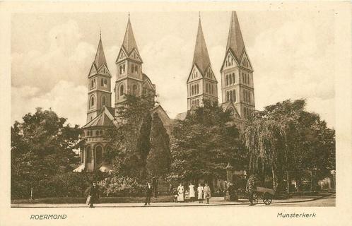 Roermond Munsterkerk, Verzamelen, Ansichtkaarten | Nederland, Gelopen, Verzenden