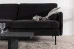 Urban Sofa - 3-Zitsbank - Zwart Velour Stof - Jorn, Verzenden, Nieuw