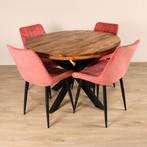 Eettafel mangohout ovaal en rond | Aanbieding, Huis en Inrichting, Tafels | Eettafels, 100 tot 150 cm, Nieuw, Ophalen of Verzenden