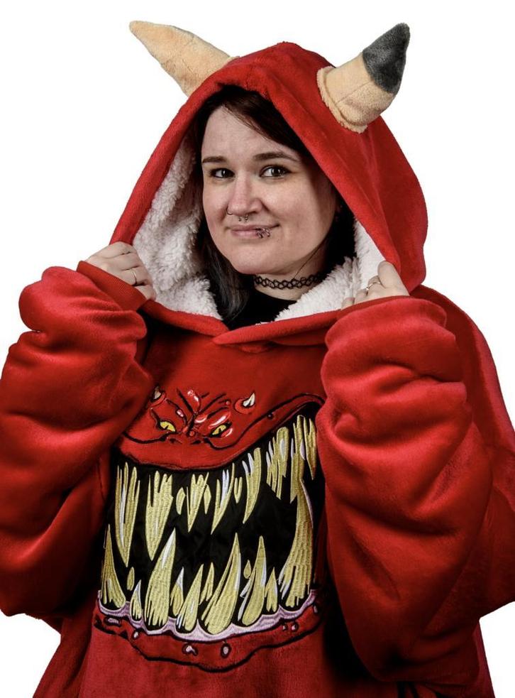 Warhammer 40,000 Red Squig Hooded Blanket, Kleding | Heren, Overige Herenkleding, Nieuw, Ophalen of Verzenden