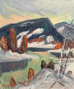 Europese school (XX) - Echoes Beneath the Silent Dawn - NO, Antiek en Kunst