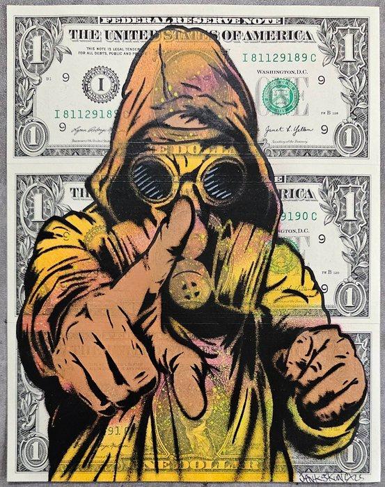 Jinks Kunst - RUSH / 3 X 1$, Antiek en Kunst, Kunst | Designobjecten