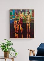 Pedro Pablo Diaz Avila - Chicas tomando un descanso I. NO, Antiek en Kunst