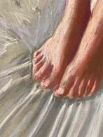 Giacomo Zornetta - Studio per dei piedi, Antiek en Kunst, Kunst | Schilderijen | Modern