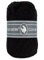 Durable Coral - 325 black - Gemerceriseerd Katoen Garen, Hobby en Vrije tijd, Breien en Haken, Ophalen of Verzenden, Nieuw