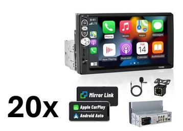 Partij 20x Hikity 1Din CarPlay Autoradio Android 7 inch beschikbaar voor biedingen