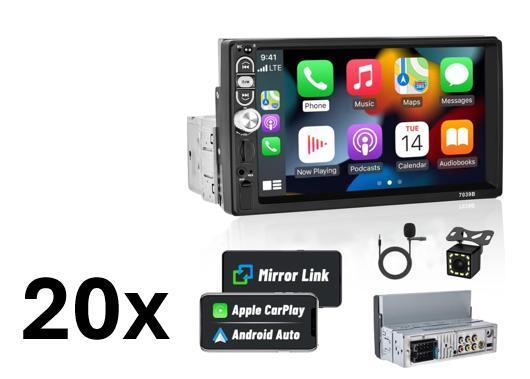 Partij 20x Hikity 1Din CarPlay Autoradio Android 7 inch, Zakelijke goederen, Partijgoederen en Retail | Partijgoederen, Audio, Tv en Foto