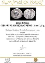 Romeinse Rijk. Trajan (98-117 n.Chr.). Denarius COS V P P S, Postzegels en Munten, Munten | Europa | Niet-Euromunten