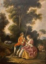 Italiaanse school (XX) - Scena galante, Antiek en Kunst