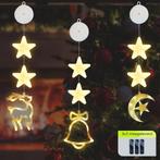 Kerstverlichting Raam Halve maan, Kerstbel, Rendier -, Diversen, Kerst, Verzenden, Nieuw