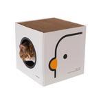 Kattenhuisje - twee krabplanken - karton-  kubieke doos -..., Dieren en Toebehoren, Krabmeubelen, Nieuw, Ophalen of Verzenden