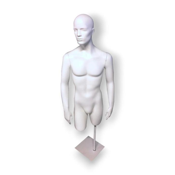 Gebruikte torso man 3/4 model met hoofd van glasvezel incl., Zakelijke goederen, Kantoor en Winkelinrichting | Winkel en Inventaris