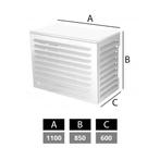 Airco en warmtepomp omkasting medium RAL9010 Wit, Verzenden, Nieuw in verpakking