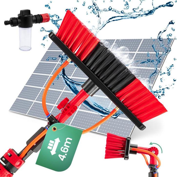 2dekans | Hortensus Waterborstel - Telescopisch - Incl., Huis en Inrichting, Schoonmaakartikelen, Ophalen of Verzenden