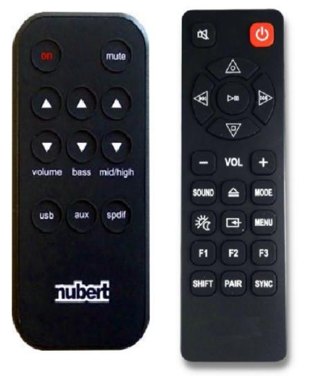 Nubert nuPro A-200 | nuPro AS-250 afstandsbediening, Audio, Tv en Foto, Afstandsbedieningen, Verzenden