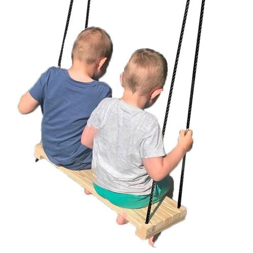 Houten schommel - groot - 70x23 cm - naturel, Kinderen en Baby's, Speelgoed | Buiten | Speeltoestellen, Nieuw, Ophalen of Verzenden