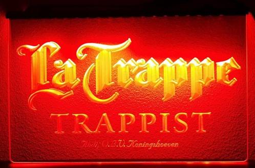 La Trappe neon bord lamp LED cafe verlichting reclame lichtb, Verzamelen, Merken en Reclamevoorwerpen, Nieuw, Verzenden
