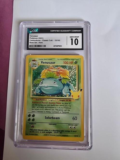 The Pokémon Company - 2 Graded card - Pokémon - Venusaur,, Hobby en Vrije tijd, Verzamelkaartspellen | Pokémon