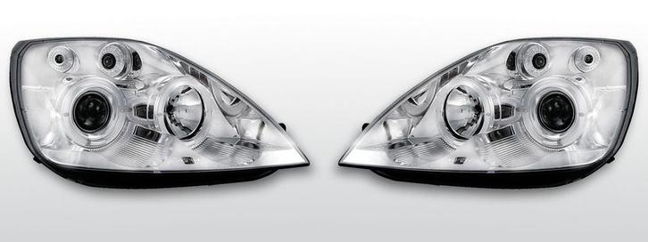 Koplampen Angel Eyes | Ford Fiesta MK6 2002-2005 | chroom, Auto-onderdelen, Verlichting, Nieuw, Ford, Verzenden