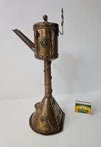 19e eeuwse Leeuwen olielamp Snotneus - Kan staan en hangen, Antiek en Kunst