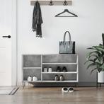 vidaXL Schoenenkast 102x36x60 cm bewerkt hout betongrijs, Verzenden, Nieuw