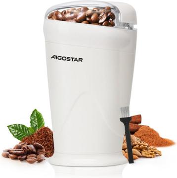Koffiemolen elektrisch - Koffiemaler - 150W - Wit - Aigostar beschikbaar voor biedingen