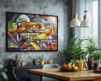 Ksavera - Cubism A1320 - abstract painting on XXL canvas