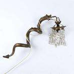 Antieke Pegel Wandlamp met Draakvormige arm, Huis en Inrichting, Lampen | Tafellampen, Ophalen, Nieuw