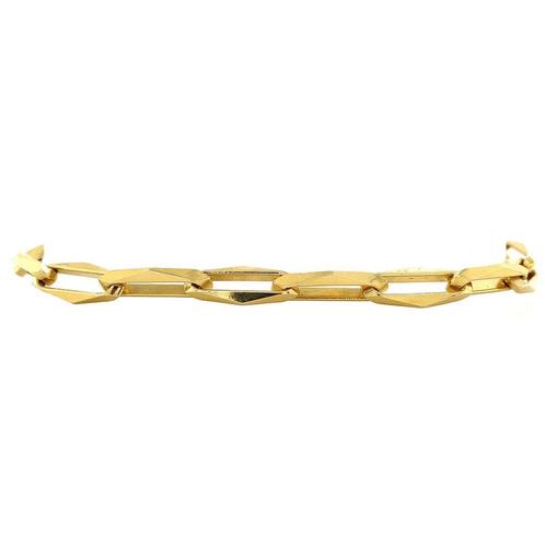 Gouden armband closed forever 20 cm 14 karaat, Sieraden, Tassen en Uiterlijk, Armbanden, Goud, Zo goed als nieuw, Goud, Verzenden