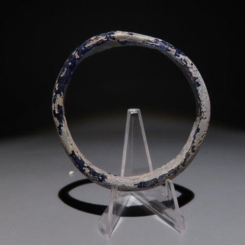 Oud-Romeins Glas Armband. 1e-3e eeuw n.Chr. 4,8 cm diameter., Verzamelen, Mineralen en Fossielen