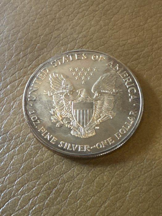 Verenigde Staten. 1 Dollar 2002 American Eagle - Papst John, Postzegels en Munten, Munten | Europa | Niet-Euromunten