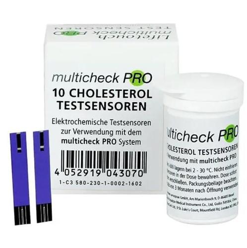 Multicheck PRO Cholesterol Sensoren - 10 stuks, Diversen, Verpleegmiddelen, Nieuw, Verzenden