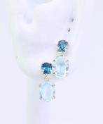 Zonder Minimumprijs - Oorbellen - 14 karaat Geel goud Topaas, Sieraden, Tassen en Uiterlijk, Oorbellen, Nieuw