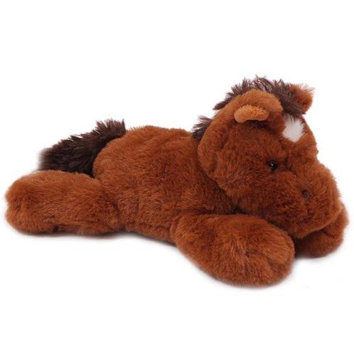 Superzachte Eco Knuffel met geborduurde oogjes - Paard ligge, Kinderen en Baby's, Speelgoed | Knuffels en Pluche, Nieuw, Ophalen of Verzenden