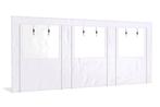 Overkapping zijwand PVC  | 6 meter breed |  250cm hoog | Wit, Ophalen of Verzenden, Nieuw, Zeil