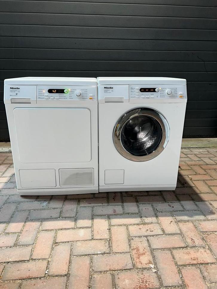 Gave Miele 7KG Wasmachine Miele 7KG Warmtepompdroger!, Witgoed en Apparatuur, Wasmachines, Minder dan 85 cm, 1600 toeren of meer