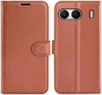 ProGuard OnePlus Nord 4 Wallet Flip Case Bruin, Telecommunicatie, Verzenden, Nieuw