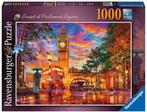 Zonsondergang op Parliament Square, Londen Puzzel (1000, Nieuw, Verzenden